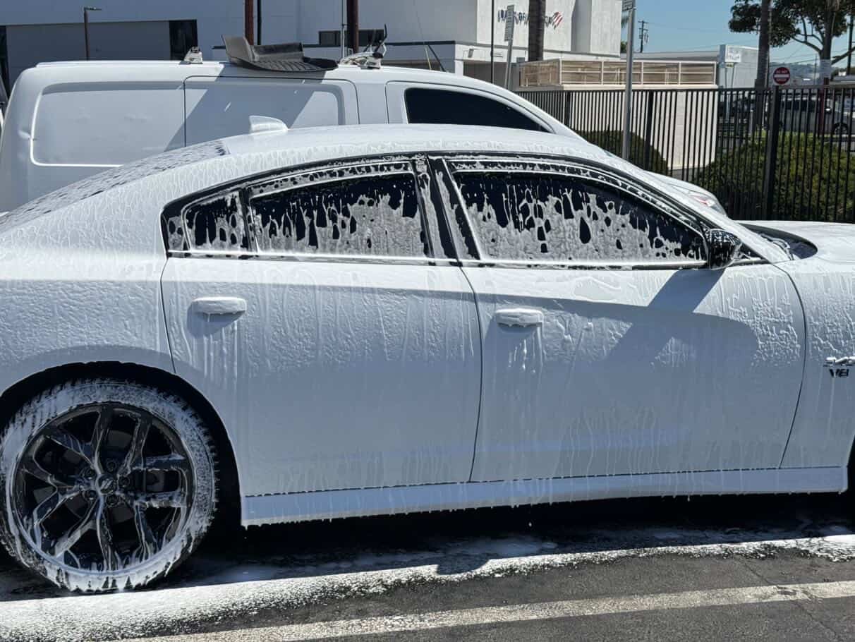 Dodge Charger foam bath