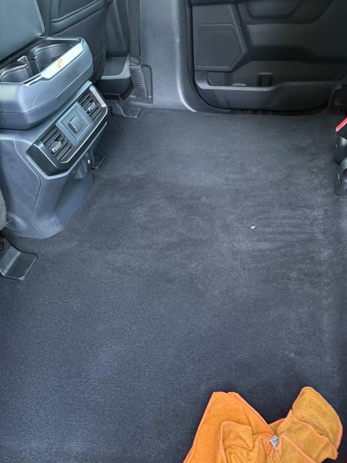Truck rear floor — after